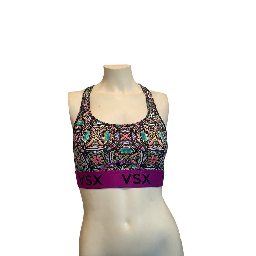 Victoria's Secret VSX Women's Non Padded Sports Bra Multicolor Size S/P NWOT